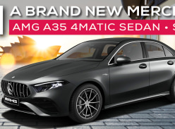 Win a Mercedes-Benz AMG A35 4matic Sedan