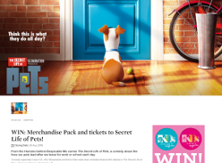 Win a merchandise pack & tickets to 'Secret Life of Pets'!