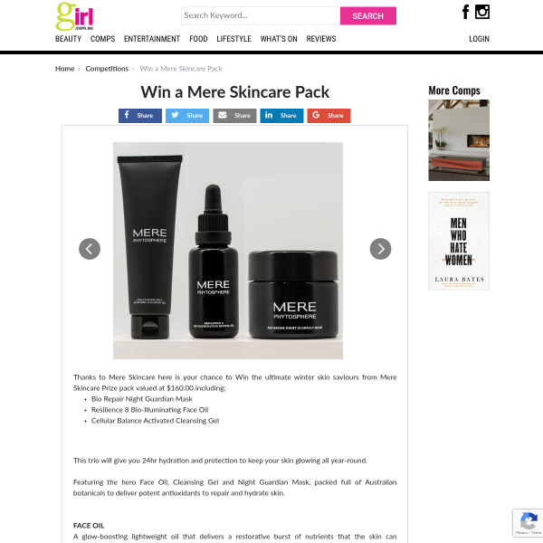 Win a Mere Skincare Pack