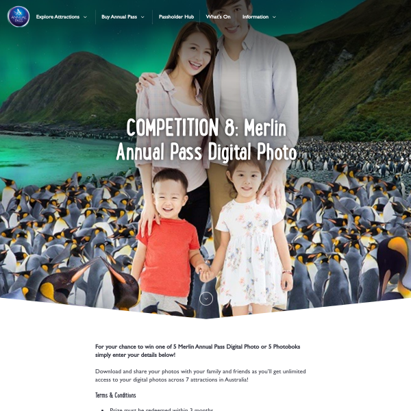 Win a Merlin Annual Digital photo pass