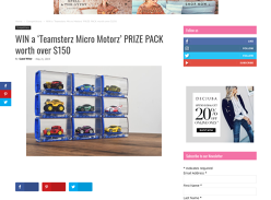 Win a Micro Motorz Toy Pack