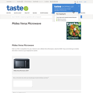 Win a Midea Versa Microwave