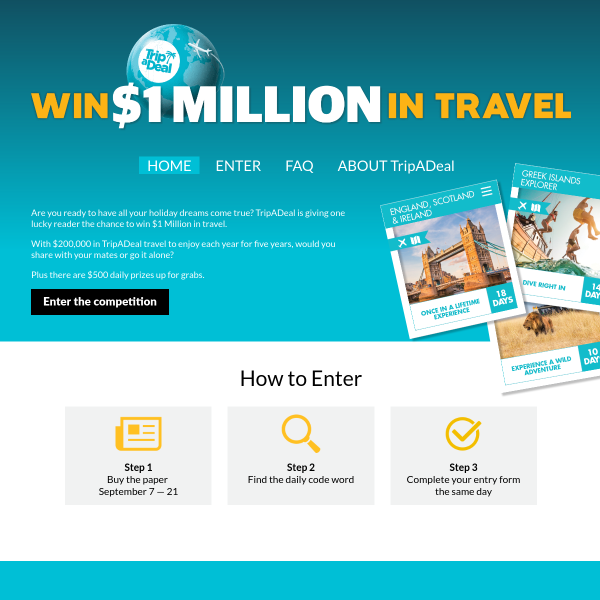 Win a Million Dollars Worth of Travel & More