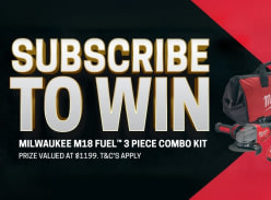 Win a Milwaukee 3 Piece Combo Kit