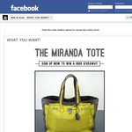 Win a 'Miranda' tote bag, filled with $500 worth of 'Milk & Soda' goodies! - Milk & Soda