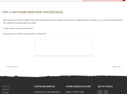 Win a Mixed Case of Wayward Brewing Co’s Range Plus a Patagonia Hoodie and Beanie