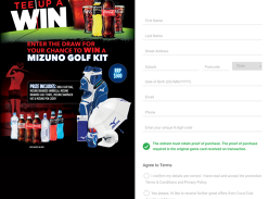 Win a Mizuno Golf Kit