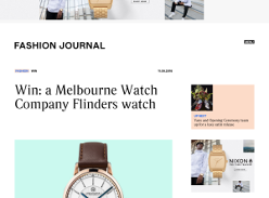 Win a modern rose Flinders watch