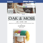 Win a Mohair Throw - Oak And Moss