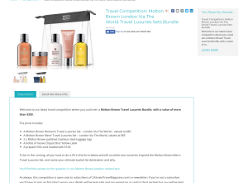 Win a Molton Brown Travel Luxuries Bundle