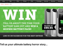 Win a Mophie Helium Battery Case!