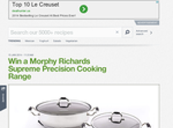Win a Morphy Richards 'Supreme Precision' cooking range!