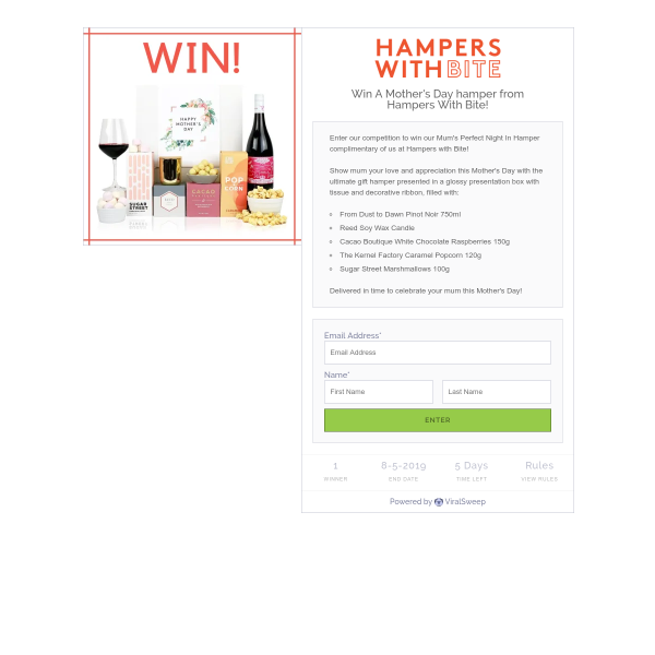 Win a Mother's Day Gift Hamper