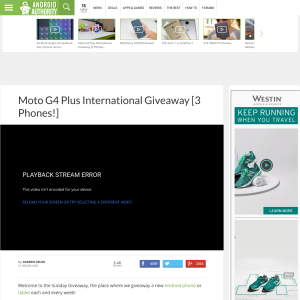 Win a Moto G4 Plus smartphone!