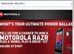 Win a Motorola Raz + kit