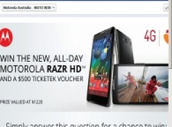 Win a Motorola RAZR HD handset