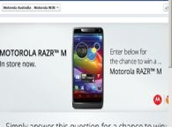 Win a Motorola RAZR M handset!