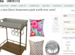 Win a Mrs.Darcy homewares pack worth over $1000!