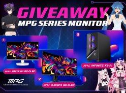 Win a MSI MPG QD-OLED Monitor or MSI MPG Infinite X3 AI 2nd