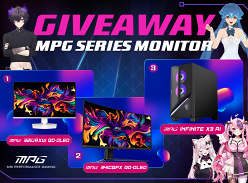 Win a MSI MPG QD-OLED Monitor or MSI MPG Infinite X3 AI 2nd