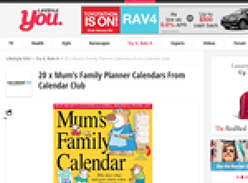 Win a Mum's Family Planner Calendar From Calendar Club