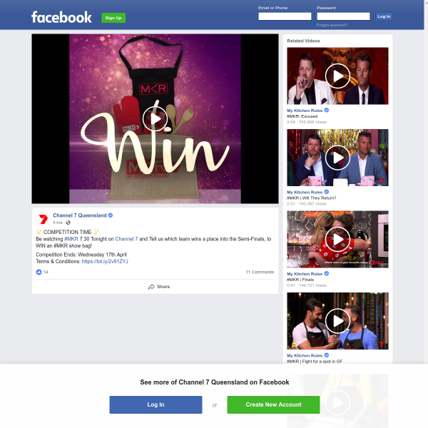 Win a My Kitchen Rules bag, closes 10am