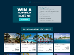Win a Nano-break at the Hilton Fiji
