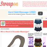 Win a Neck & Shoulder Massager!