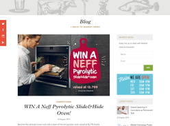 Win a Neff Pyrolytic Slide& Hide Oven Worth $2,799