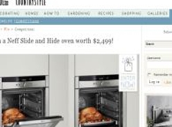Win a Neff Slide and Hide oven!