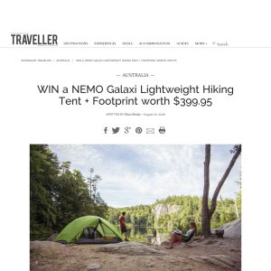 Win a Nemo Galaxi Lightweight Hiking Tent + Footprint