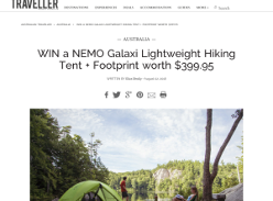 Win a Nemo Galaxi Lightweight Hiking Tent + Footprint