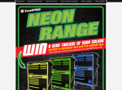 Win a neon toolbox of your colour!