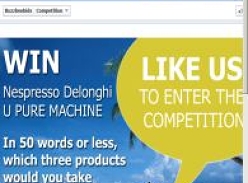 Win a Nespresso Delonghi coffee machine!