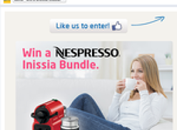 Win a Nespresso 'Inissia' bundle & a year's supply of coffee pods!