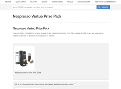 Win a Nespresso Vertuo Coffee Maker