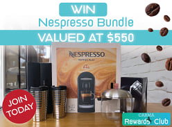 Win a Nespresso Vertuo Plus with Accessories