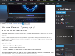 Win a new Alienware 17