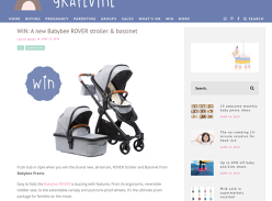 WIN: A new Babybee ROVER stroller & bassinet