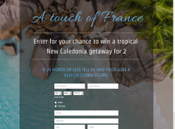 Win a New Caledonia Getaway for 2