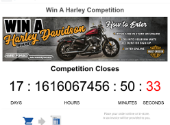 Win a New Harley-Davidson Iron 883