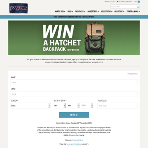 Win a new JanSport Hatchet backpack