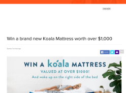 Win a new Koala mattress