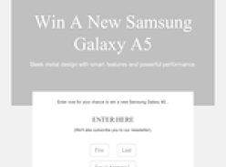 Win A New Samsung Galaxy A5