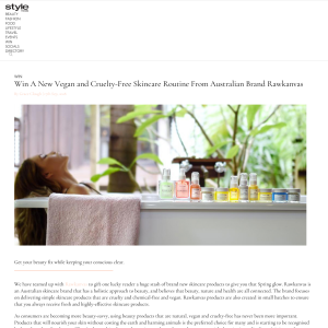 Win A New Vegan and Cruelty-Free Skincare Routine From Australian Brand Rawkanvas