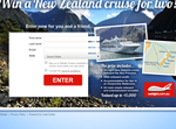 Win a New Zealand cruise for 2!