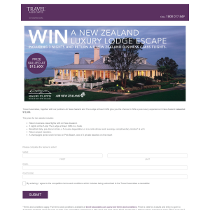 Win a New Zealand luxury lodge escape for 2!