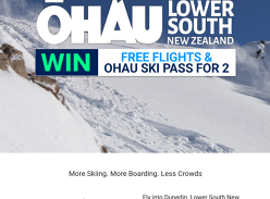 Win a New Zealand Ski Trip for 2