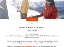 Win a New Zealand Snow Holiday for 4