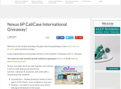 Win a Nexus 6P 'CaliCase'!